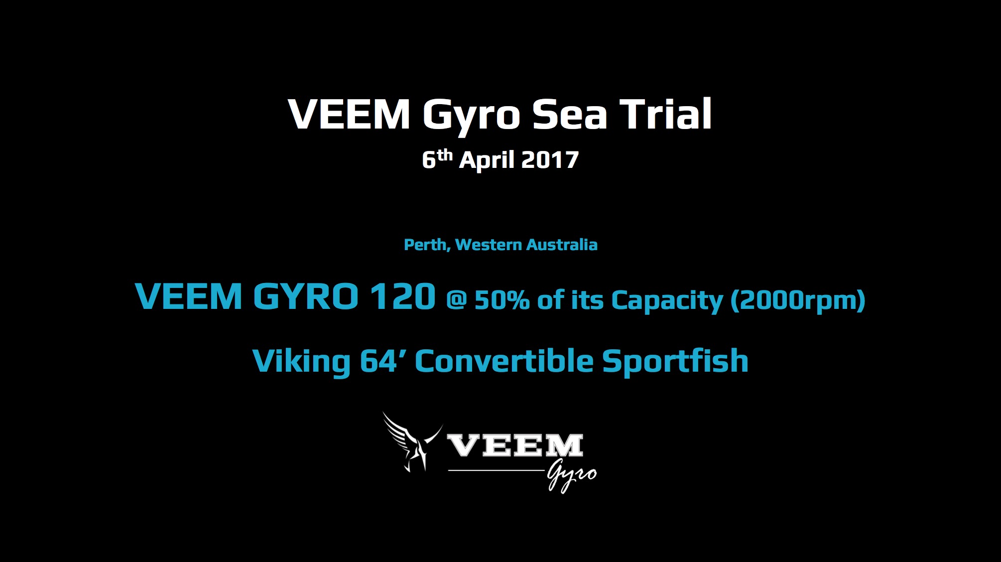 Another amazing sea trial result for the VG120